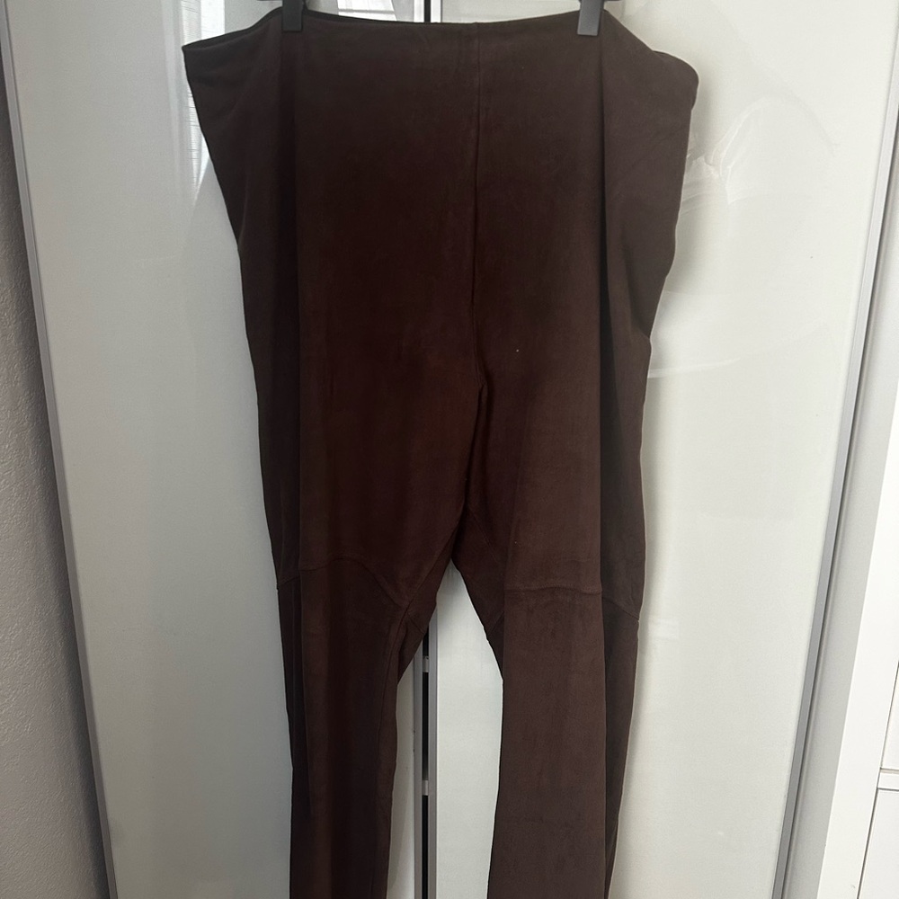 Lysse Chocolate Suede Trousers